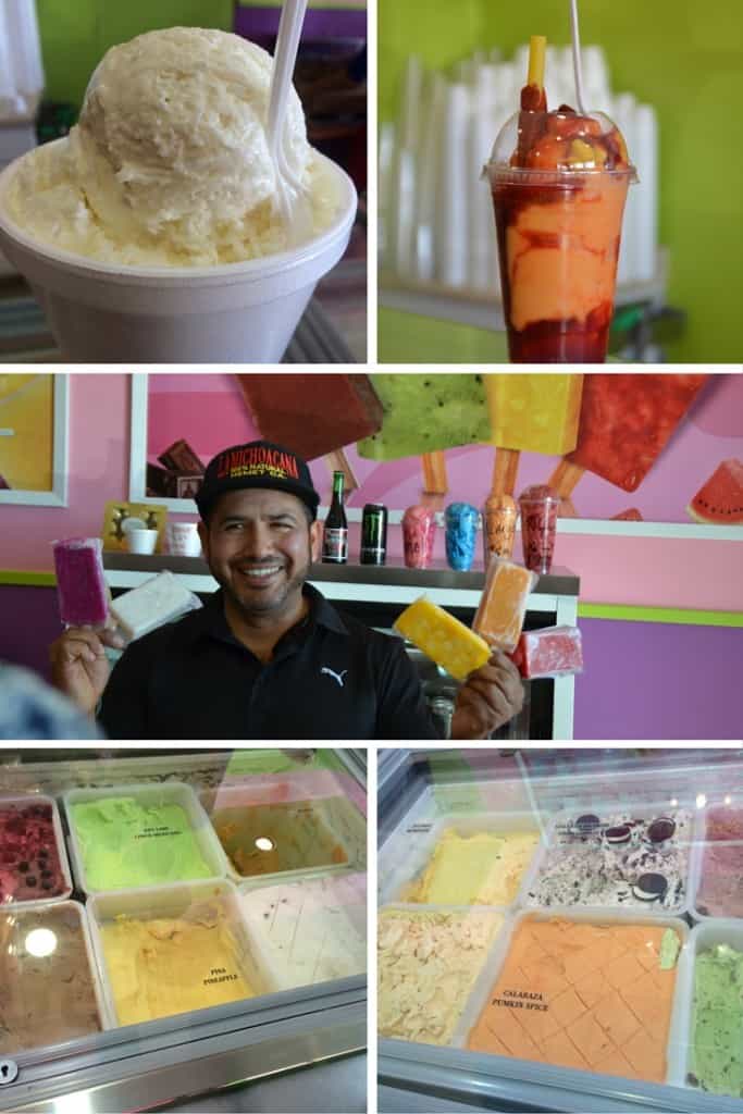 La Michoacana, all natural ice cream, desserts, Hemet, where to eat in the San Jacinto Valley, Traveling Well For Less